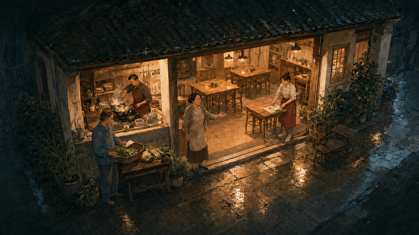 归家小馆 主视觉